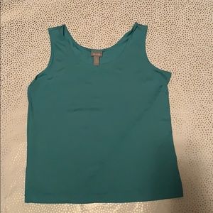 Teal Chico’s Silky tank